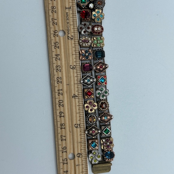 Two Strand Rhinestone Bracelet Sweet Romance “Royal Renaissance”#379 - Picture 6 of 9